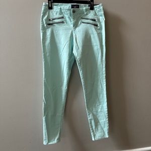 WOMENS AMERICAN EAGLE MINT GREEN SUPER STRETCH JEGGINGS PANTS